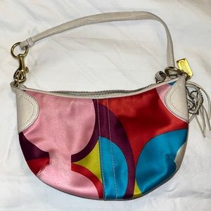 Coach technicolor shoulder bag
